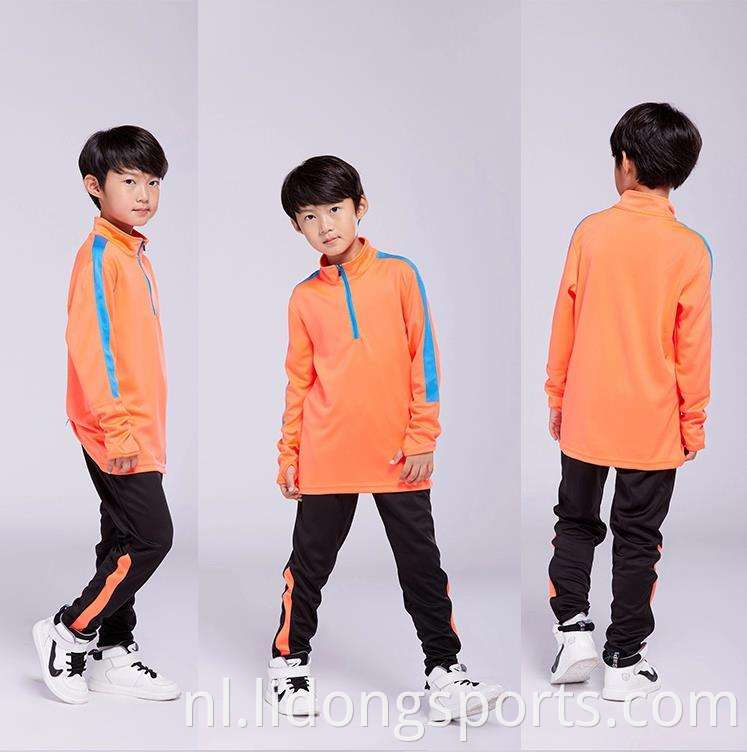 Gebroken sweatsuit 2 -delige aangepaste familie sport joggingpakken comfortabele sportkleding